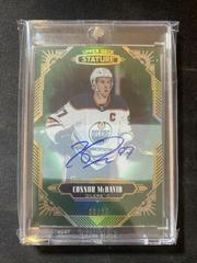 Connor McDavid [Green Autograph] Hockey Cards 2020 Upper Deck Stature Prices