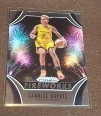 Candice Dupree Basketball Cards 2020 Panini Prizm WNBA Fireworks Prices
