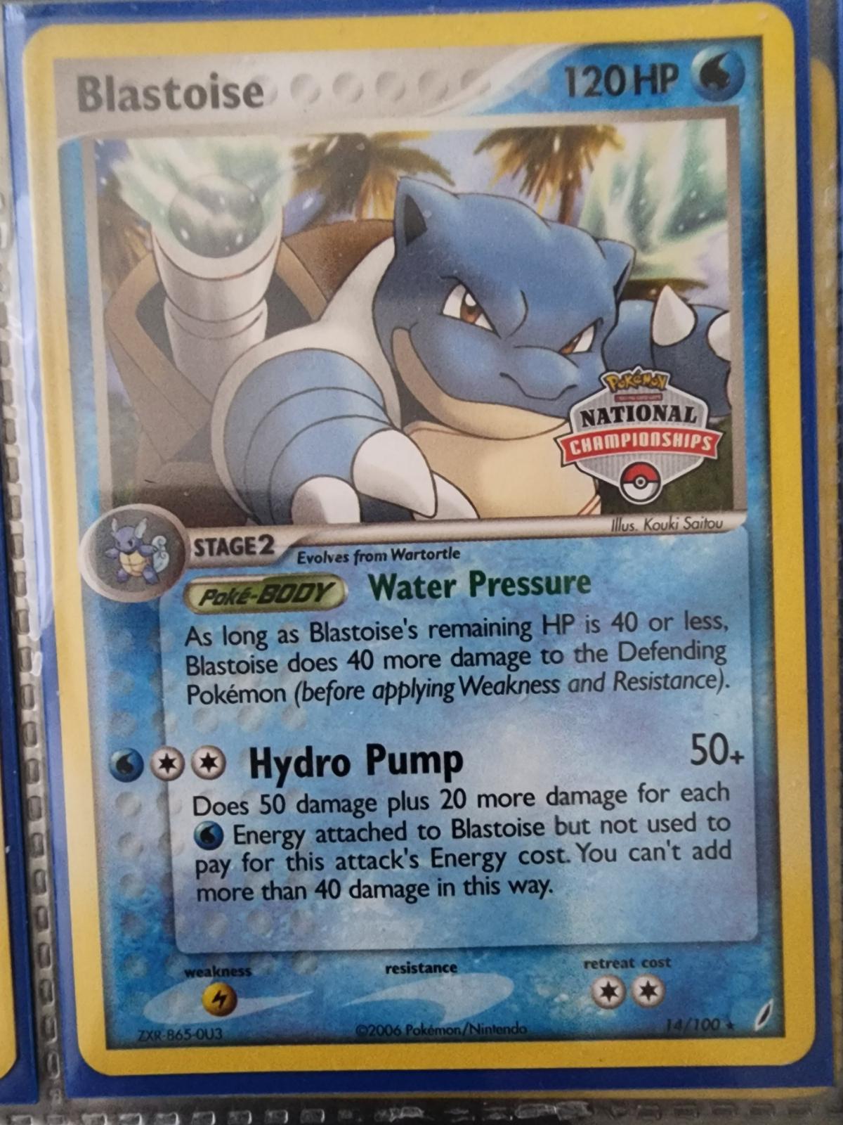 Blastoise [National Championships] | Ungraded | Pokemon Crystal Guardians