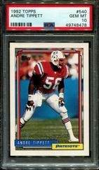 Andre Tippett #540 Football Cards 1992 Topps Prices