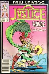 Justice [Newsstand] #3 (1987) Comic Books Justice Prices