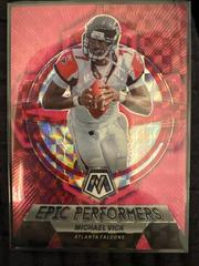 Michael Vick [pink /10] Football Cards 2023 Panini Mosaic Epic Performers Prices