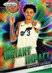 Keyonte George [Green] #11 Basketball Cards 2023 Panini Prizm Instant Impact Prices