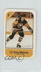 Greg Malone Hockey Cards 1982 Post Cereal Prices