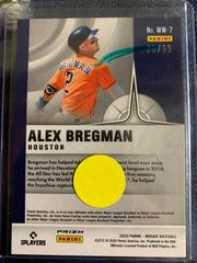#WW-7 | Alex Bregman [Orange Fluorescent] Baseball Cards 2022 Panini Mosaic Will to Win