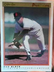 Bud Black #9 Baseball Cards 1991 O Pee Chee Premier Prices