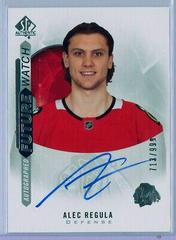 Alec Regula [Autograph] Hockey Cards 2020 SP Authentic Prices