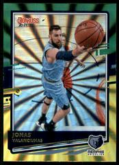 Jonas Valanciunas [Green Yellow Laser] #1 Basketball Cards 2020 Donruss Prices