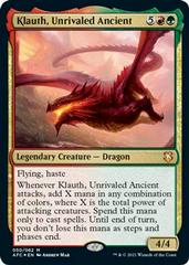 Klauth, Unrivaled Ancient [Foil] Magic Adventures in the Forgotten Realms Commander Prices