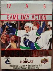 Bo Horvat #GDA-6 Hockey Cards 2017 Upper Deck Tim Hortons Game Day Action Prices