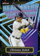 Christian Yelich [Kintsukuroi Black Gold] Baseball Cards 2023 Topps Finest Headliners Prices
