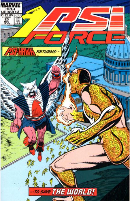 PSI-Force #25 (1988) Comic Books Psi-Force