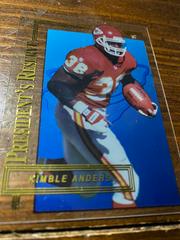 Kimble Anders #91 Football Cards 1996 Collector's Edge President's Reserve Prices