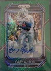 Barry Sanders [Green Shimmer] Football Cards 2021 Panini Prizm Prices
