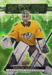 Yaroslav Askarov [Green] Hockey Cards 2023 Upper Deck Dazzlers Prices