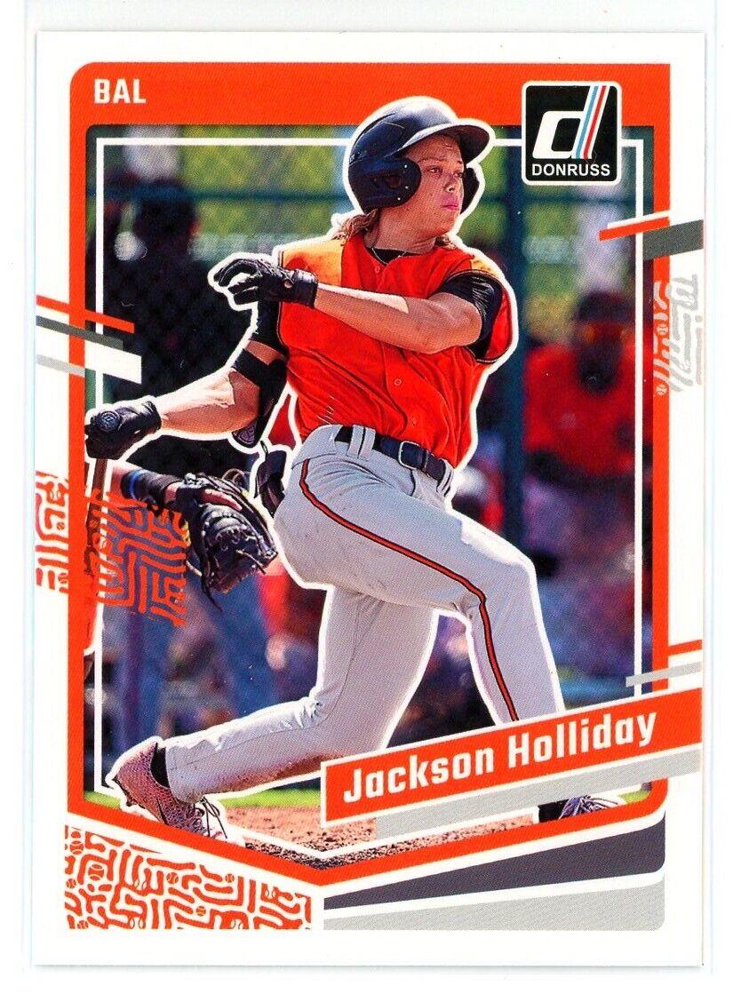 Jackson Holliday 93 Prices 2023 Panini Donruss Baseball Cards