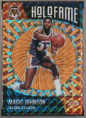 Magic Johnson [Orange Fluorescent Mosaic] #11 Basketball Cards 2020 Panini Mosaic HoloFame Prices