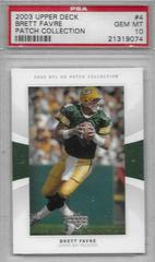 Brett Favre #4 Football Cards 2003 Upper Deck Patch Collection Prices