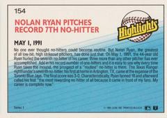 Back No Period After INC | Nolan Ryan [Error] Baseball Cards 1992 Donruss