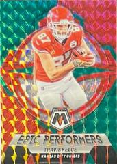 Travis Kelce [Green] #EP-TK Football Cards 2023 Panini Mosaic Epic Performers Prices