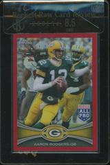 Aaron Rodgers [Red Refractor] #50 Football Cards 2012 Topps Chrome Prices