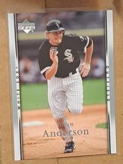 Brian Anderson Baseball Cards 2007 Upper Deck Prices