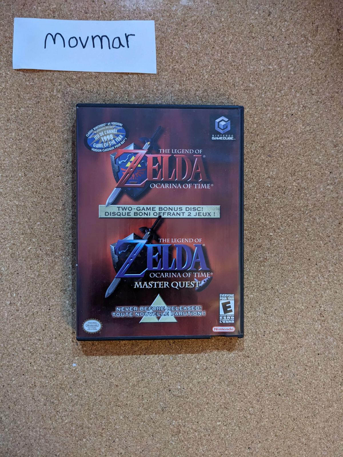 Zelda Ocarina of Time Master Quest, Item, Box, and Manual