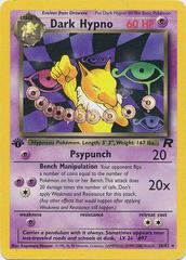 Dark Hypno [1st Edition] #26 Prices | Pokemon Team Rocket