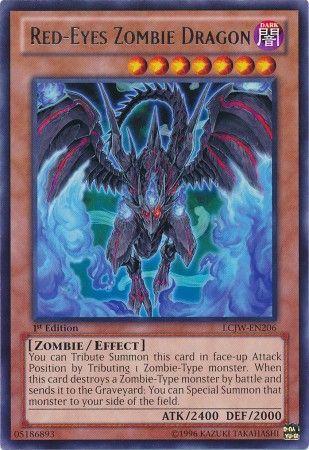 Red-Eyes Zombie Dragon LCJW-EN206 YuGiOh Legendary Collection 4: Joey's World Mega Pack