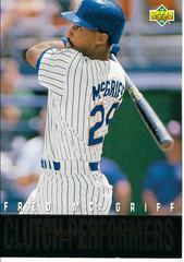Fred McGriff Baseball Cards 1993 Upper Deck Clutch Performers Prices