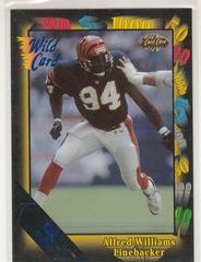 Alfred Williams [5 Stripe] #84 Football Cards 1991 Wild Card Prices