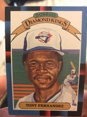 Tony Fernandez #12 Baseball Cards 1988 Donruss Diamond Kings Prices