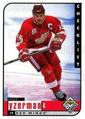 Steve Yzerman Hockey Cards 1998 UD Choice Prices