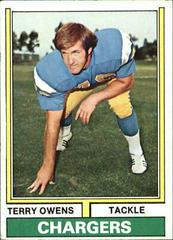 Terry Owens #228 Football Cards 1974 Topps Prices