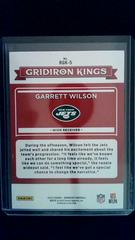 Back | Garrett Wilson Football Cards 2022 Panini Donruss Rookie Gridiron Kings