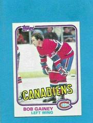 Bob Gainey Hockey Cards 1981 Topps Prices