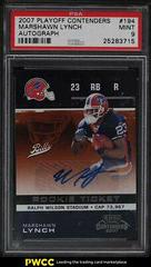 Marshawn Lynch [Autograph] #194 Football Cards 2007 Playoff Contenders Prices