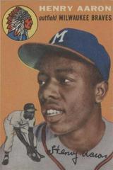 Henry 'Hank' Aaron #128 Baseball Cards 1954 Topps Prices