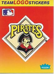Pirates Baseball Cards 1991 Fleer Team Logo Stickers Top 10 Prices