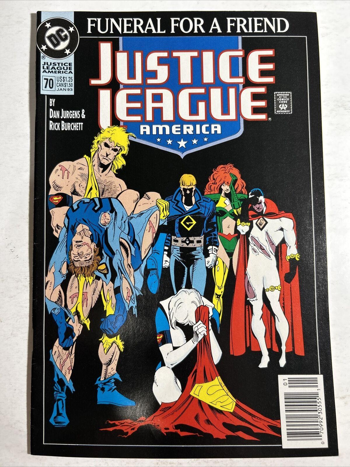 Justice League America Newsstand 70 1993 Prices Justice League Of America Series 5296