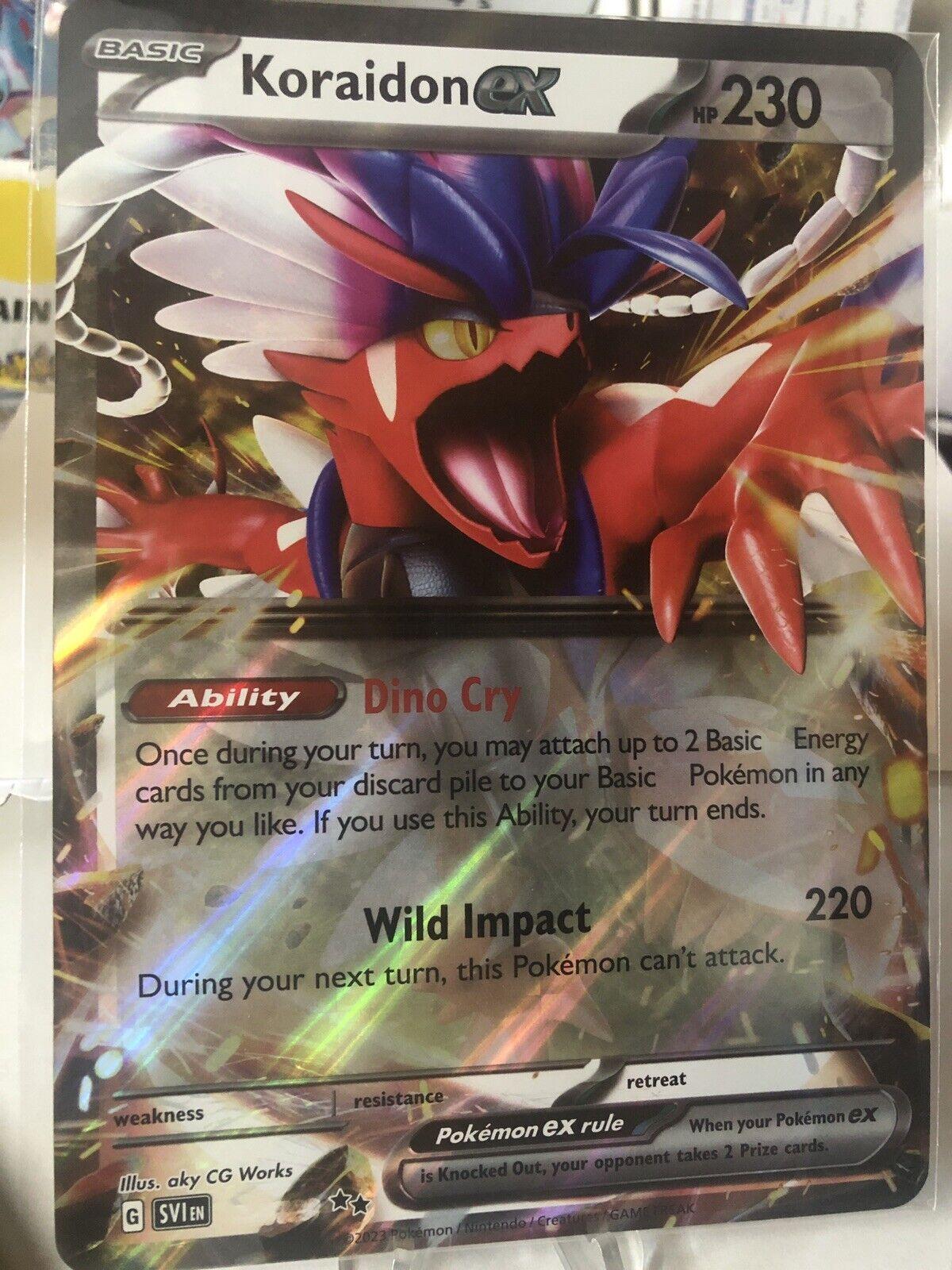 Koraidon EX Jumbo Prices Pokemon Promo Pokemon Cards