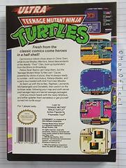 Box Back | Teenage Mutant Ninja Turtles NES