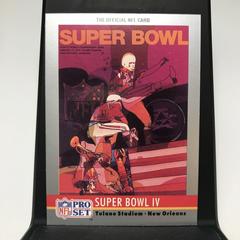 Super Bowl IV Football Cards 1990 Pro Set Prices