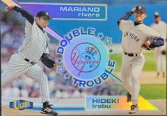 Mariano Rivera Hideki Irabu #18DT Baseball Cards 1998 Ultra Double Trouble Prices