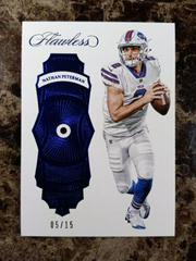 Nathan Peterman [Sapphire] Football Cards 2017 Panini Flawless Prices