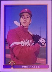 Von Hayes #487 Baseball Cards 1991 Bowman Prices