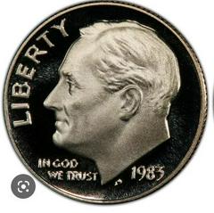 1983 [NO S PROOF] Coins Roosevelt Dime Prices