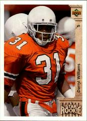 Darryl Williams Football Cards 1992 Upper Deck Prices