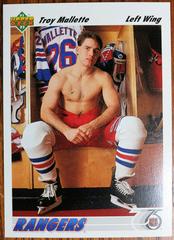 Troy Mallette #326 Hockey Cards 1991 Upper Deck Prices