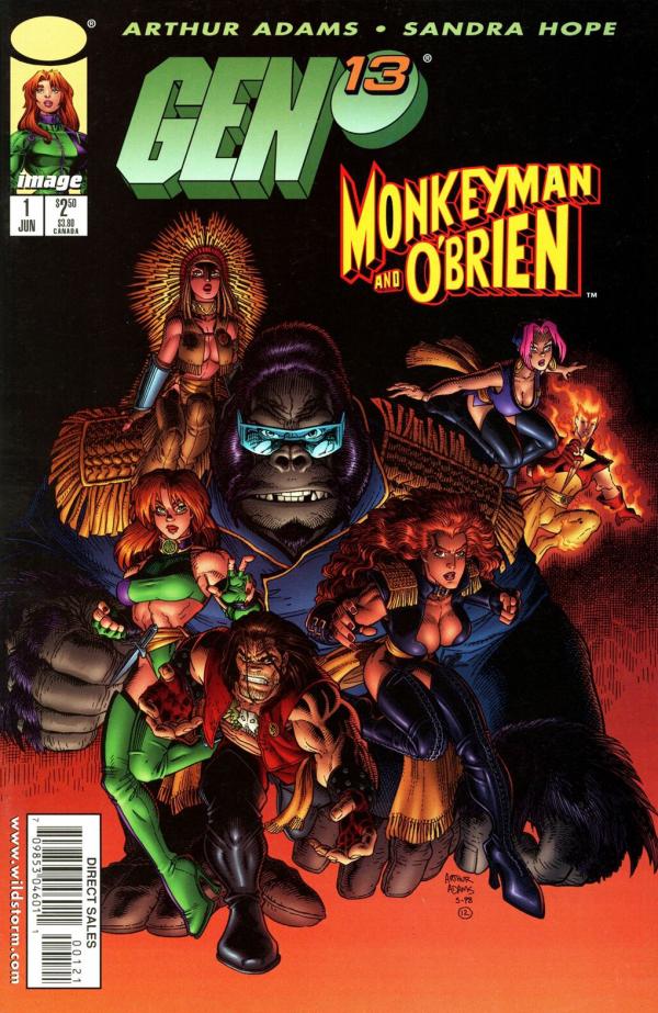 Gen13 / Monkeyman and O'Brien #1 (1998) Comic Books Gen 13 / MonkeyMan & O'Brien